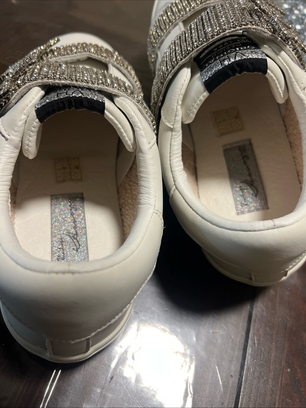 Rare Vintage Havana The Iconic Limited Edition Sparkle Star PureWhite Sz 8.5 - Picture 11 of 16